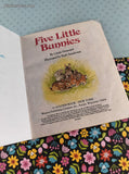 Vintage 1990 First Little Golden Book Five Little Bunnies Hardcover