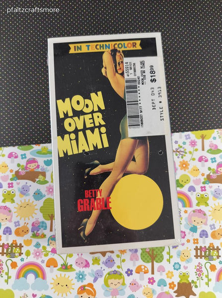 Vintage 1989 Moon Over Miami Betty Grable in Technicolor VHS Tape SEALED