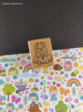 Vintage PSX Spring Bunny D727 Wooden Block/Rubber Stamp