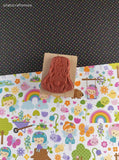 Vintage PSX Spring Bunny D727 Wooden Block/Rubber Stamp