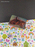 Vintage 1993 PSX Orcas F-587 Wooden Block/Rubber Stamp