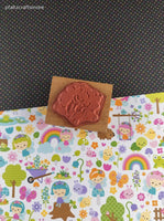 Vintage PSX Cuddling Kitty Cats D479 Wooden Block/Rubber Stamp