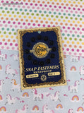 Vintage Oakville Company Division Scoville 12 ct Snap Fasteners Rustproof Size 1 NEW