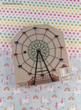 Vintage 1996 The Cat's Meow Circus Series - Ferris Wheel Wooden Block