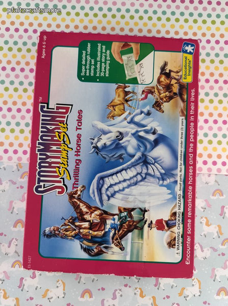 RARE Vintage 1995 StoryMaking Stamp Set: Thrilling Horse Tales NEW & SEALED
