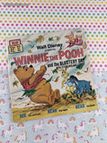 Vintage 1978 Walt Disney Presents Winnie the Pooh and the Blustery Day Book and Tape Softcover