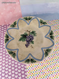 Vintage Pfaltzgraff Merlot Grapes Salad/Bread Plate 8.25" Set/4