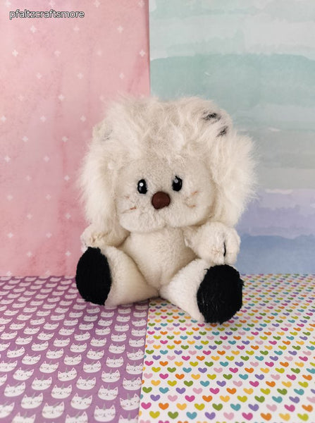 Vintage 1983 Applause White Lion Plush Nice & Clean, 8"
