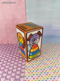 Vintage Squirt Animal - Bear - Retro Made in Hong Kong Plastic Toy New in Open Box