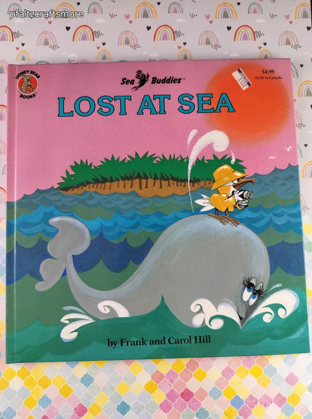 Vintage 1988 Sea Buddies: Lost at Sea Honey Bear Books Hardcover, Like New