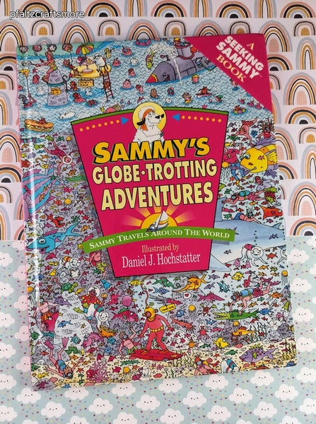 Vintage 1994 Seeking Sammy's Globe-Trotting Adventures Children's Search & Find Book
