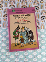 Vintage 1970 Dell Yearling "When We Were Very Young" by A.A. Milne Winnie the Pooh Softcover