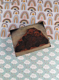 Vintage 1993 All Night Media Wildlife Babies Wooden Block/Rubber Stamp