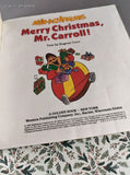 Vintage 1990 Alvin and the Chipmunks Merry Christmas, Mr. Carroll! Golden Softcover