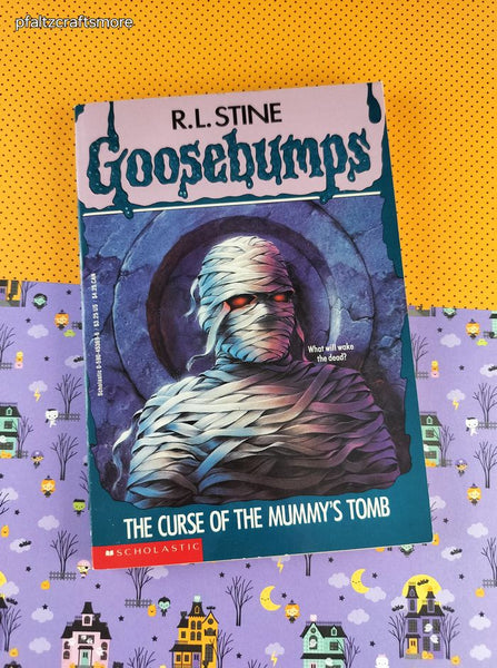 Vintage 1990's R.L. Stine Goosebumps #5, The Curse of the Mummy's Tomb Softcover