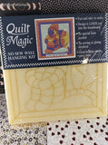 Quilt Magic No Sew Wall Hanging Kit #190 Sock Monkey NEW