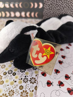 Vintage TY Beanie Baby - Stinky, Skunk - February 13, 1995 LIKE NEW