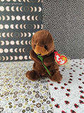Vintage TY Beanie Baby - Seaweed, Otter - March 19, 1996 LIKE NEW