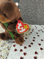 Vintage TY Beanie Baby - Seaweed, Otter - March 19, 1996 LIKE NEW