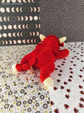 Vintage TY Beanie Baby - Snort, Bull - May 15, 1995 LIKE NEW
