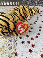 Vintage TY Beanie Baby - Stripes, Tiger - June 11, 1995 LIKE NEW