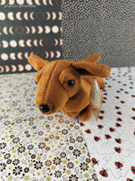 Vintage TY Beanie Baby - Weenie, Dog - July 20, 1995 LIKE NEW