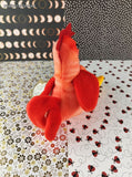 Vintage TY Beanie Baby - Strut, Rooster - March 8, 1996 LIKE NEW