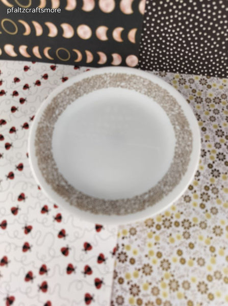 Vintage Corelle Corning Woodland Brown 6.75" Dessert Plates Set/6