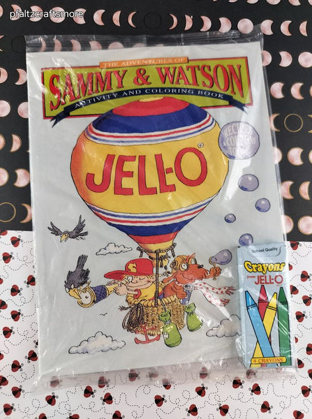 Vintage 1992 Jell-O The Adventures of Sammy & Watson Activity and Coloring Book NEW