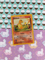 Vintage Common (German) - Charmander Base Pokemon Card 46/102 - VG