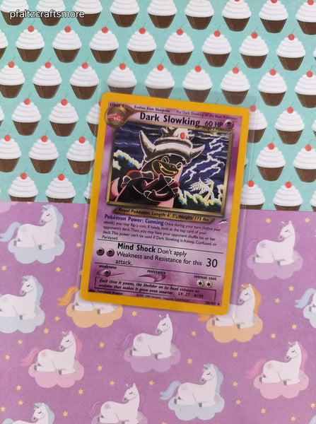 Vintage Rare - Dark Slowking Neo Destiny Non-Holo Pokemon Card 20/105 - VG