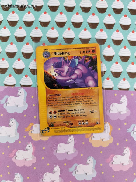 Vintage Rare - Nidoking Aquapolis Non-Holo Pokemon Card 24/147 - LP