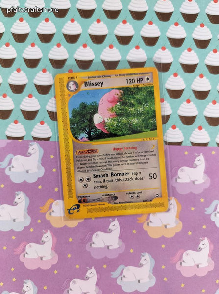 Vintage Rare - Blissey Aquapolis Non-Holo Pokemon Card 6/147 - LP