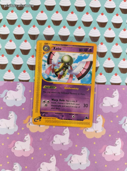 Vintage Rare - Xatu Skyridge Non-Holo Pokemon Card 35/144 - VG