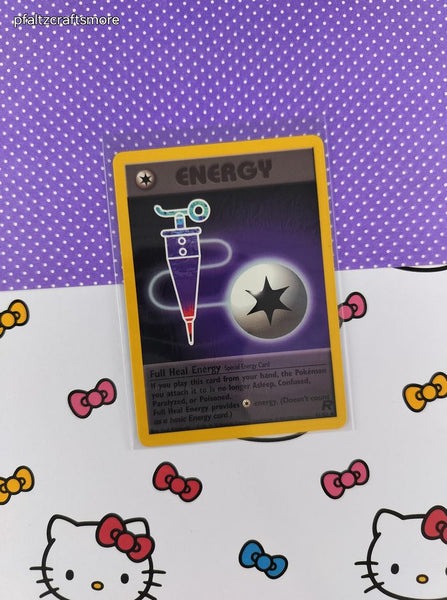 Vintage Uncommon - Full Heal Energy Team Rocket Non-Holo Pokemon Card 81/82 - VG (B)