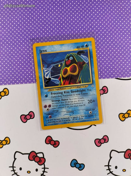 Vintage Uncommon - Jynx Neo Revelation Non-Holo Pokemon Card 31/64 - LP