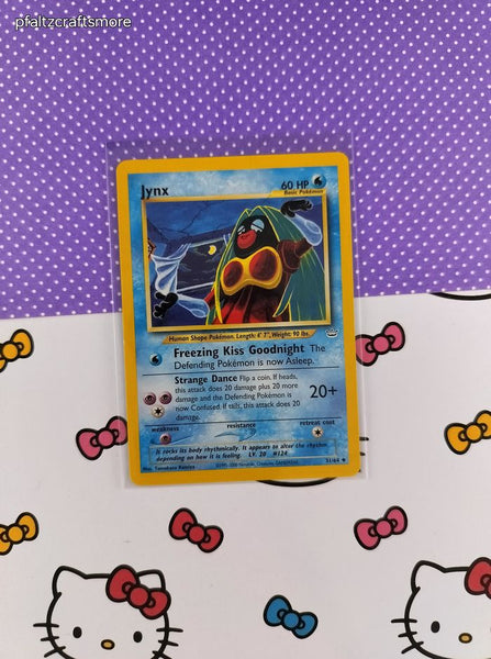 Vintage Uncommon - Jynx Neo Revelation Non-Holo Pokemon Card 31/64 - VG