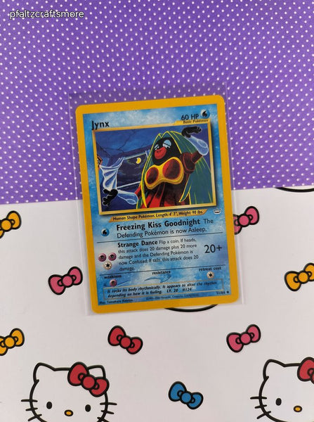 Vintage Uncommon - Jynx Neo Revelation Non-Holo Pokemon Card 31/64 - VG (B)