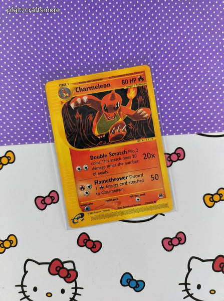 Vintage Uncommon - Charmeleon Expedition Non-Holo Pokemon Card 73/165 - VG