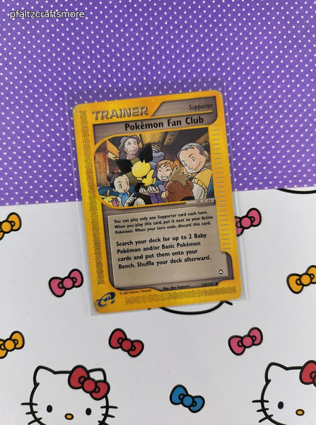 Vintage Uncommon - Pokemon Fan Club Aquapolis Non-Holo Pokemon Card 130/147 - LP