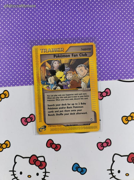 Vintage Uncommon - Pokemon Fan Club Aquapolis Non-Holo Pokemon Card 130/147 - LP (B)