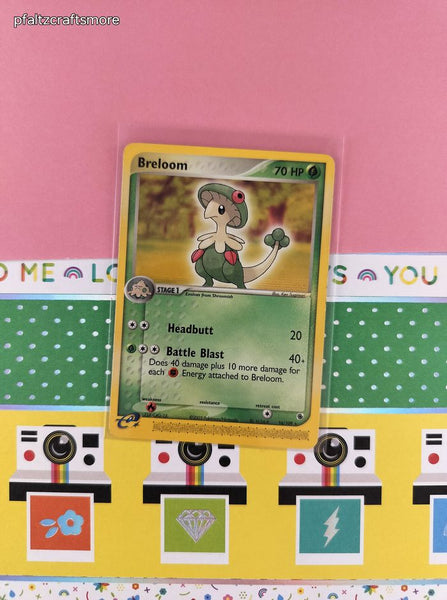 Vintage Rare - Breloom Ruby & Sapphire Non-Holo Pokemon Card 16/109 - VG (B)