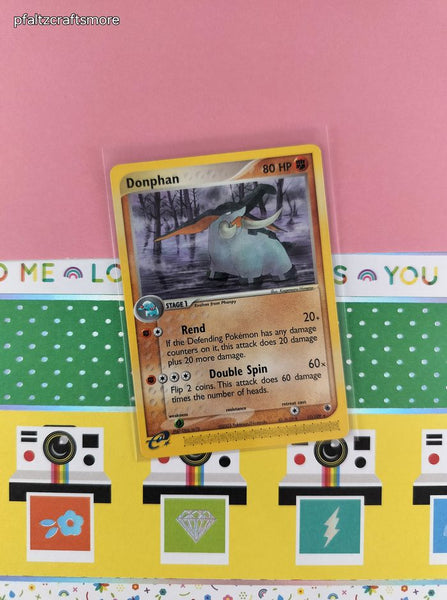 Vintage Rare - Donphan Ruby & Sapphire Non-Holo Pokemon Card 17/109 - VG
