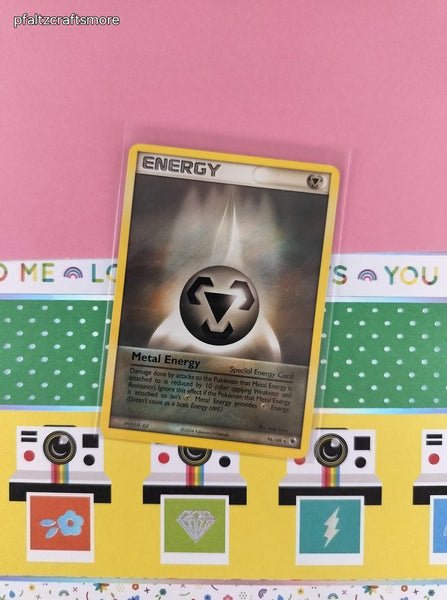 Vintage Rare - Metal Energy Ruby & Sapphire Non-Holo Pokemon Card 94/109 - VG (B)