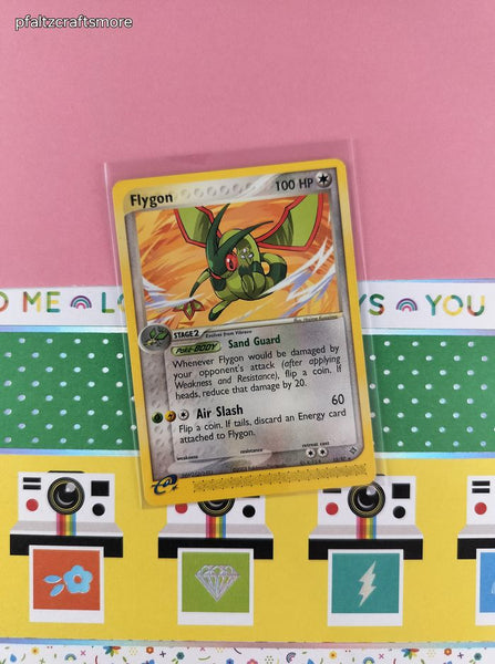 Vintage Rare - Flygon EX Dragon Non-Holo Pokemon Card 15/97 - VG