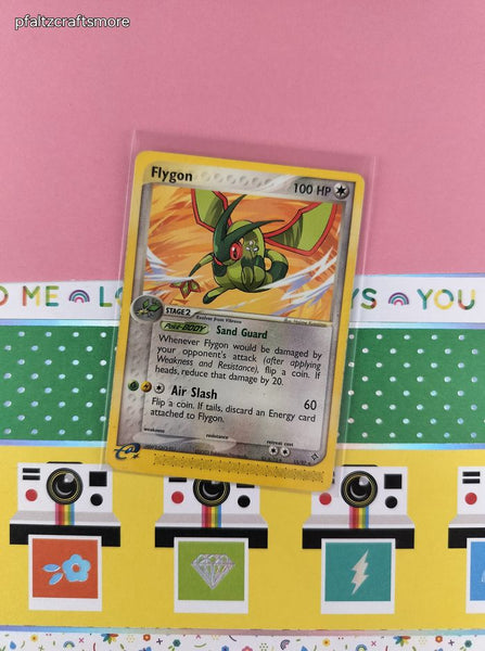 Vintage Rare - Flygon EX Dragon Non-Holo Pokemon Card 15/97 - LP