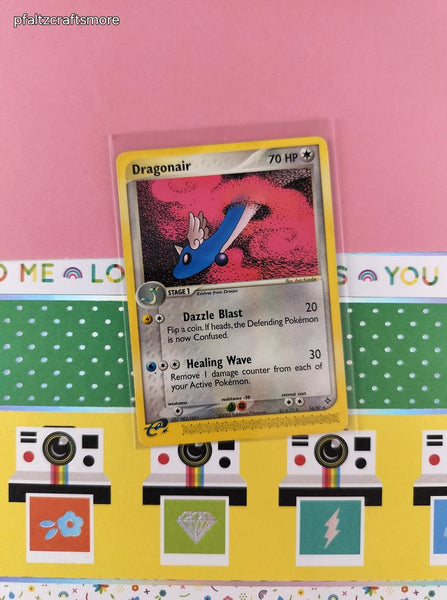 Vintage Rare - Dragonair EX Dragon Non-Holo Pokemon Card 14/97 - VG