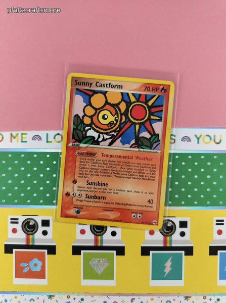 Vintage Rare - Sunny Castform Hidden Legends Non-Holo Pokemon Card 26/101 - VG
