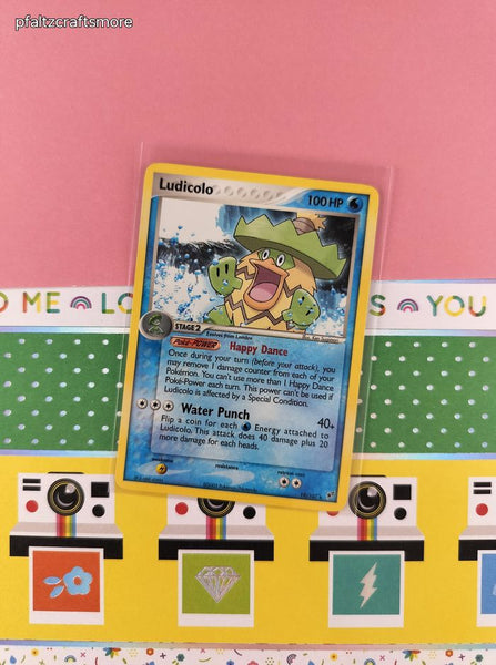 Vintage Rare - Ludicolo EX Deoxys Non-Holo Pokemon Card 19/107 - VG
