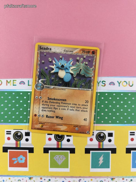 Vintage Rare - Seadra EX Dragon Frontiers Non-Holo Pokemon Card 22/101 - VG